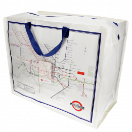 Jumbo storage bag - TfL Heritage Tube Map