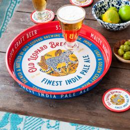 Round serving tray - Old Leopard Brewery