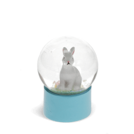Mini glitter globe - Bunny