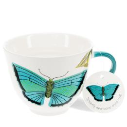 New bone china mug - Butterfly