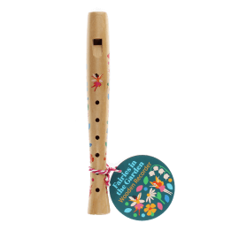 Children's wooden recorder - Fairies in the Garden