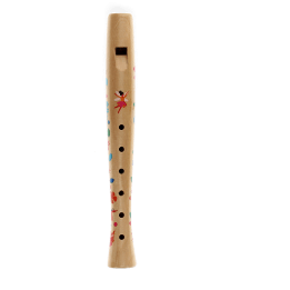 Children's wooden recorder - Fairies in the Garden