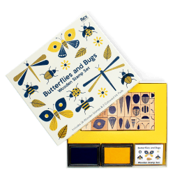 Wooden stamp set - Butterflies and Bugs