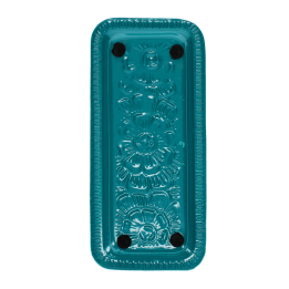 Enamel decorative tray - Blue