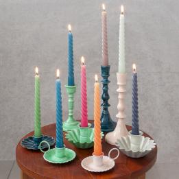 Enamel candle holder candlestick  