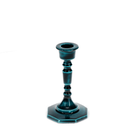 Enamel candlestick 13cm - Blue