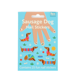 Children's nail stickers - Sausage Dog