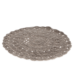 Crochet placemat - Grey