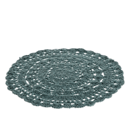 Crochet placemat - Teal