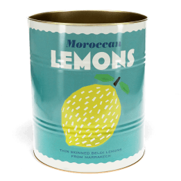 Jumbo storage tin - Lemons and Harissa