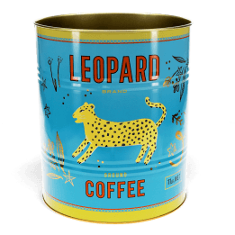 Jumbo storage tin - Leopard