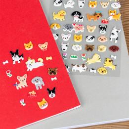 3D puffy stickers - Dogs