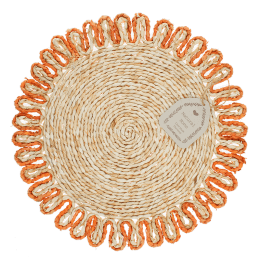 Corn husk placemat - Orange