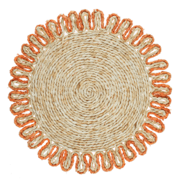 Corn husk placemat - Orange