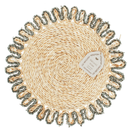 Corn husk placemat - Grey