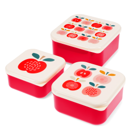 Snack boxes (set of 3) - Vintage Apple