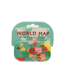 Mini travel case - World Map