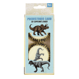 Prehistoric Land cupcake cases pack of 50 in box