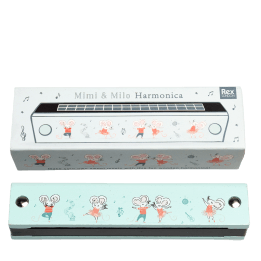 Mimi And Milo Wooden Harmonica