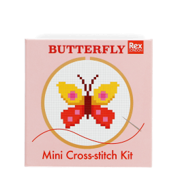 Mini Cross-Stitch Kit - Butterfly