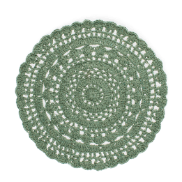 Crochet placemat - Green