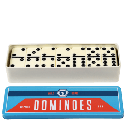 Dominoes in a tin - Wild Bear