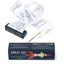 Mini colouring and games - Space Age