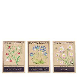 Pack of flower seeds - Your Garden (assorted - SINGLE)