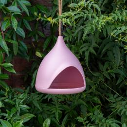 Bamboo fibre bird feeder - Pink