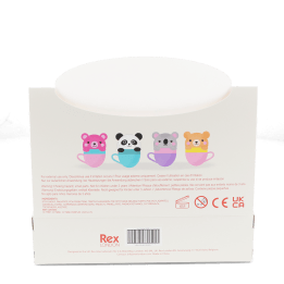 Mini berry scented lip balm (assorted) - Teacup animal friends