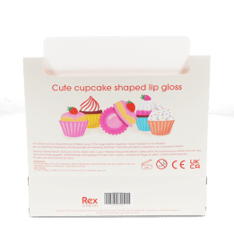Mini berry scented lip gloss (assorted) - Cupcake