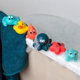 Bath toys (set of 6) - Aquatic animals