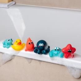 Bath toys (set of 6) - Aquatic animals