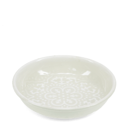 Enamel trinket dish - Light grey
