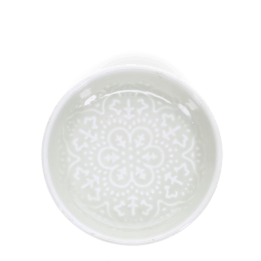 Enamel trinket dish - Light grey