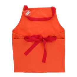 Two-tone utility apron - Coral