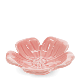 Medium pink flower bowl