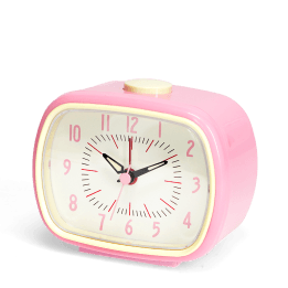 Retro alarm clock - Pink