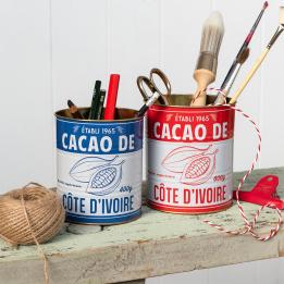Medium storage tins (set of 2) - Cacao