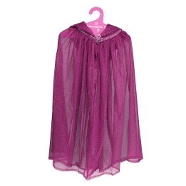 Children's glitter cape - Dark pink