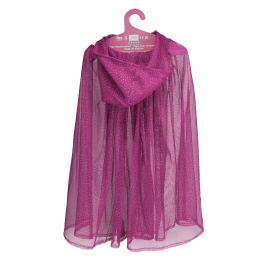 Children's glitter cape - Dark pink