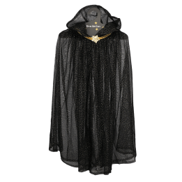 Children's glitter cape - Black