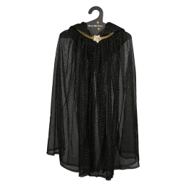 Children's glitter cape - Black