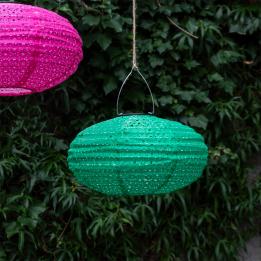Outdoor solar UFO lantern - Green