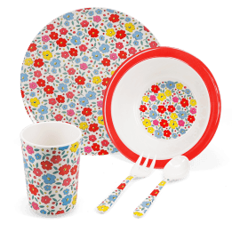 Children's melamine dinner set (5 pieces) - Tilde