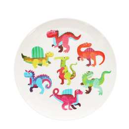Children's melamine plate - Baby Dinos