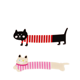 Hair clips (set of 2) - Cats