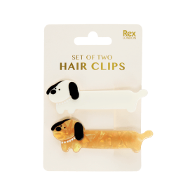 Hair clips (set of 2) - Sausage dogs