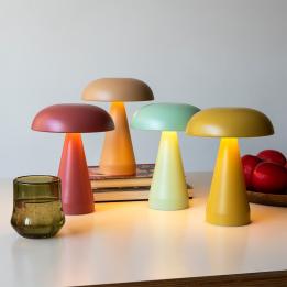 Dimmable mushroom touch lamp 