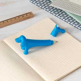 Sausage dog shaped pen - Blue